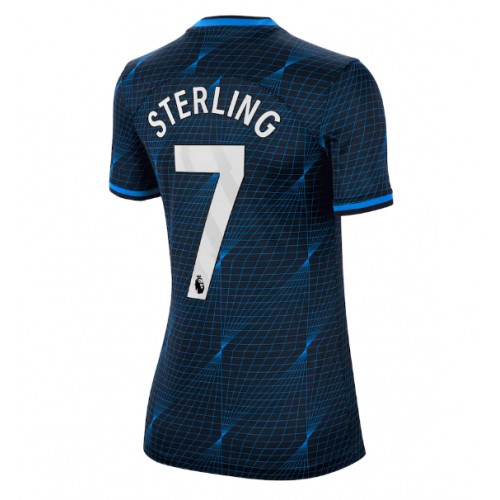 Fotballdrakt Dame Chelsea Raheem Sterling #7 Bortedrakt 2023-24 Kortermet